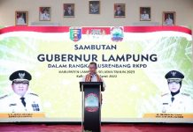 Sekdaprov Fahrizal Darminto Buka Musrenbang Kabupaten Lampung Selatan