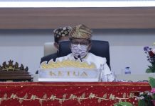 Ketua DPRD Lampung Mingrum Gumay SH., MH Membuka Rapat Paripurna Istimewa dalam Rangka HUT Lampung yang ke-58
