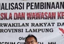 Mingrum Gumay : Selamat Atas Pencanangan Kampung Pancasila