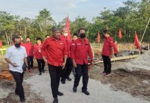 Ketua Bidang Keanggotaan dan Organisasi DPP PDI Perjuangan Sukur H Nababan Kunker di Provinsi Lampung