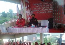 Mingrum Gumay SH., MH Lakukan Sosialisasi Ideologi Pancasila Bagi Kader DPC PDI Kader Pertama