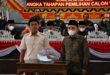 DPRD Lampung Utara Gelar Sidang Paripurna Laporan Hasil Verifikasi dan Penetapan Cawabup
