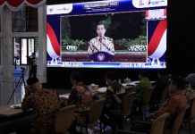 Gubernur Arinal Ikuti Musrenbangnas Tahun 2022 bersama Presiden RI Joko Widodo Secara Virtual