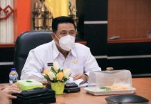 Pemprov Lampung Ikuti Rapat Penyampaian Hasil Evaluasi Laporan Penerapan SPM Tahun 2021