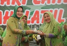 Wakil Gubernur dan Ketua TP. PKK Provinsi Lampung Menghadiri Harlah Ke-76 Muslimat NU Pringsewu