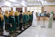 Ketua DPW LASQI Provinsi Lampung Kukuhkan Pengurus DPD LASQI Kabupaten Lampung Utara Bakti 2021 – 2026