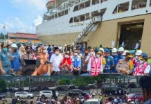 Menhub Lepas Keberangkatan KM Ciremai dari Pelabuhan Panjang
