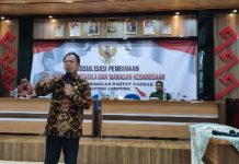 Mingrum Gumay SH., MH., Gelar Sosialisasi Ideologi Pancasila dan Wawasan Kebangsaan