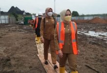 Pj Bupati Tubaba Menghadiri Peletakan Batu Pertama Pembangunan Gedung Pengadilan Agama