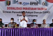 Ketua DPRD Lampung lakukan Sosialisasi Peraturan Daerah (Sosperda)
