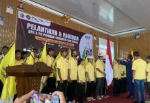 DPK PERADAH INDONESIA WAY KANAN Sukses gelar kegiatan Pelantikan dan Rakerda