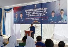 Pemantapan Pemilu 2024 Hingga Capres DPD PAN Lampura Gelar Rakerda
