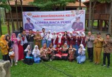 Rayakan HUT Bhayangkara Ke-76, Polres Tubaba Gelar Lomba Baca Puisi