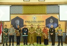 Mingrum Gumay Hadiri Serah Terima Jabatan Kepala Perwakilan Badan Pemeriksa Keuangan BPK Lampung
