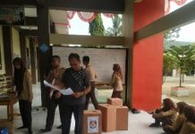 Mingrum Gumay Hadiri Pemilihan Ketua OSIS SMK AL Hikmah Kali Rejo
