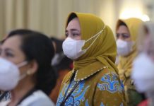 Ketua Dekranasda Lampung Riana Sari Arinal Ikuti Rakernas Dekranas 2022 yang Dibuka Hj. Wury Ma’ruf Amin