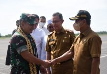 Kunjungi Lampung,Mingrum Gumay Apresiasi Perhatian KASAD
