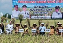 Sulpakar Hadiri Panen Raya Padi Musim Tanam