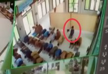 Terekam CCTV, Pencuri Gondol Tas Jamaah Masjid An – Nur Pemkab Lampura