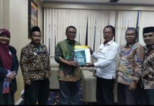 Mingrum Gumay Menerima Kunjungan Pimpinan Badan Amil Zakat Nasional (Baznas) Provinsi Lampung Periode 2022-2027