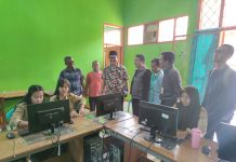 Korwil Bawaslu Provinsi Lampung, Tinjau Persiapan Tes CAT Rekrutmen Panwascam Lampung Utara