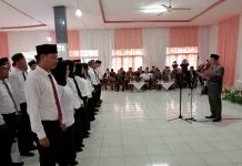 69 Anggota Panwascam se-Lampung Utara Dilantik