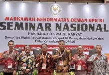 Ketua DPRD Provinsi Lampung Hadiri Seminar Nasional (MKD) RI