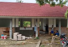 Pembangunan SMPN 17 Muara Tenang Timur Diduga Asal Jadi.