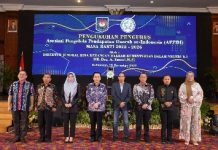 Dirjen Bina Keuangan Daerah Kemendagri, Agus Fatoni Kukuhkan Asosiasi Pengelola Pendapatan Daerah se-Indonesia