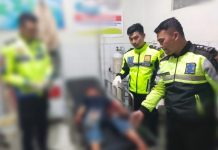 Satlantas Polres Mesuji Evakuasi Korban Tabrak Lari