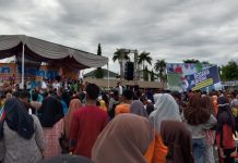 Peringati HUT ke – 14, Pemkab Mesuji Gelar Jalan Sehat