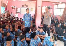 Kapolsek Way Serdang Berikan Penyuluhan Di SMP dan SMA NU Panca Warna