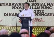 Gubernur Arinal Djunaidi Mengikuti Peringatan Hari Disabilitas Internasional dan Hari Kesetiakawanan Sosial Nasional Tahun 2022 Tingkat Provinsi Lampung