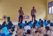 Giat Binluh, Polsek Way Serdang Sambangi SMPN 21 Mesuji