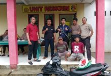 Tim Opsnal Polsek Sungkai Utara Amankan Dua Pelaku Curat