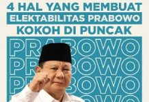 Pak Prabowo tetap di hati masyarakat karena beliau adalah tokoh politik yang santun❤️