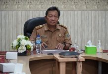 Pemprov Lampung Mengikuti Rapat Koordinasi Pengendalian Inflasi Daerah Bersama Mendagri