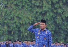 Pemerintah Provinsi Lampung Gelar Upacara Gabungan