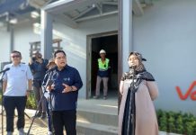 Wagub Lampung Dampingi Menteri BUMN RI Resmikan Masjid BSI Bakauheni Kawasan Bakauheni Harbour City