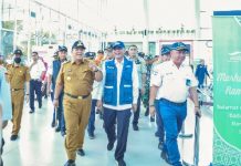 Gubernur Arinal Tinjau Arus Mudik Hari Raya Idul Fitri 1444 Hijriah di Pelabuhan Bakauheni, Lampung Selatan