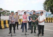Gubernur Dampingi Panglima TNI, Kapolri, Menhub dan Menteri BUMN Pantau Kesiapan Jalur Mudik