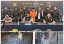 Dua Pelaku Perampokan Minimarket Asal Lampung Timur Lampung, berhenti di Polda Metro Jaya