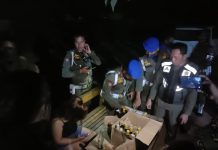 Razia Cafe Karaoke, Sat Pol PP Mesuji Sita Puluhan Botol Miras