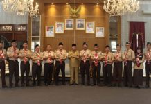 Lampura Tuan Rumah Pelaksanaan Peringatan Hari Pramuka Ke-62 Tahun 2023