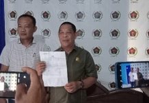 Paripurna LKPj Bupati Ricuh, Anggota DPRD Lampung Utara Datangi Kantor PWI Usai Lapor Polisi
