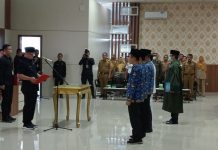 Sekda Mesuji Lantik 58 Pejabat Esellon III dan IV