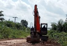 Jalan Poros Menuju Lima Desa di Kecamatan Mesuji Mulai Diperbaiki Dinas PUPR