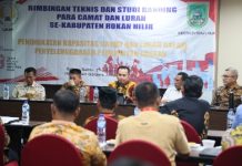 Dirjen Bina Keuangan Daerah Agus Fatoni Beri Motivasi dan Arahan Camat dan Lurah se-Kabupaten Rokan Hilir