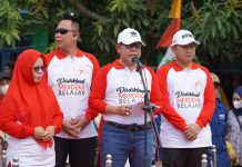 Pawai Budaya Pemkab Mesuji Semarakkan HUT RI ke 78