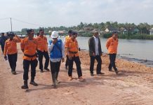 Tinjau Dampak El Nino, BPBD Mesuji juga Cek Progres Pembangunan Abrasi
